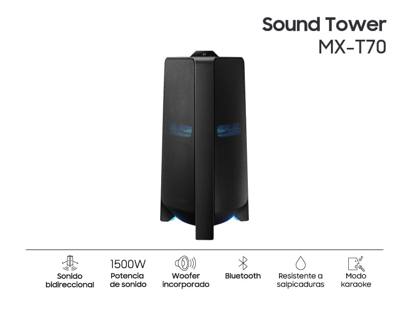 MX-T70 1500W Sound Tower — foto 1