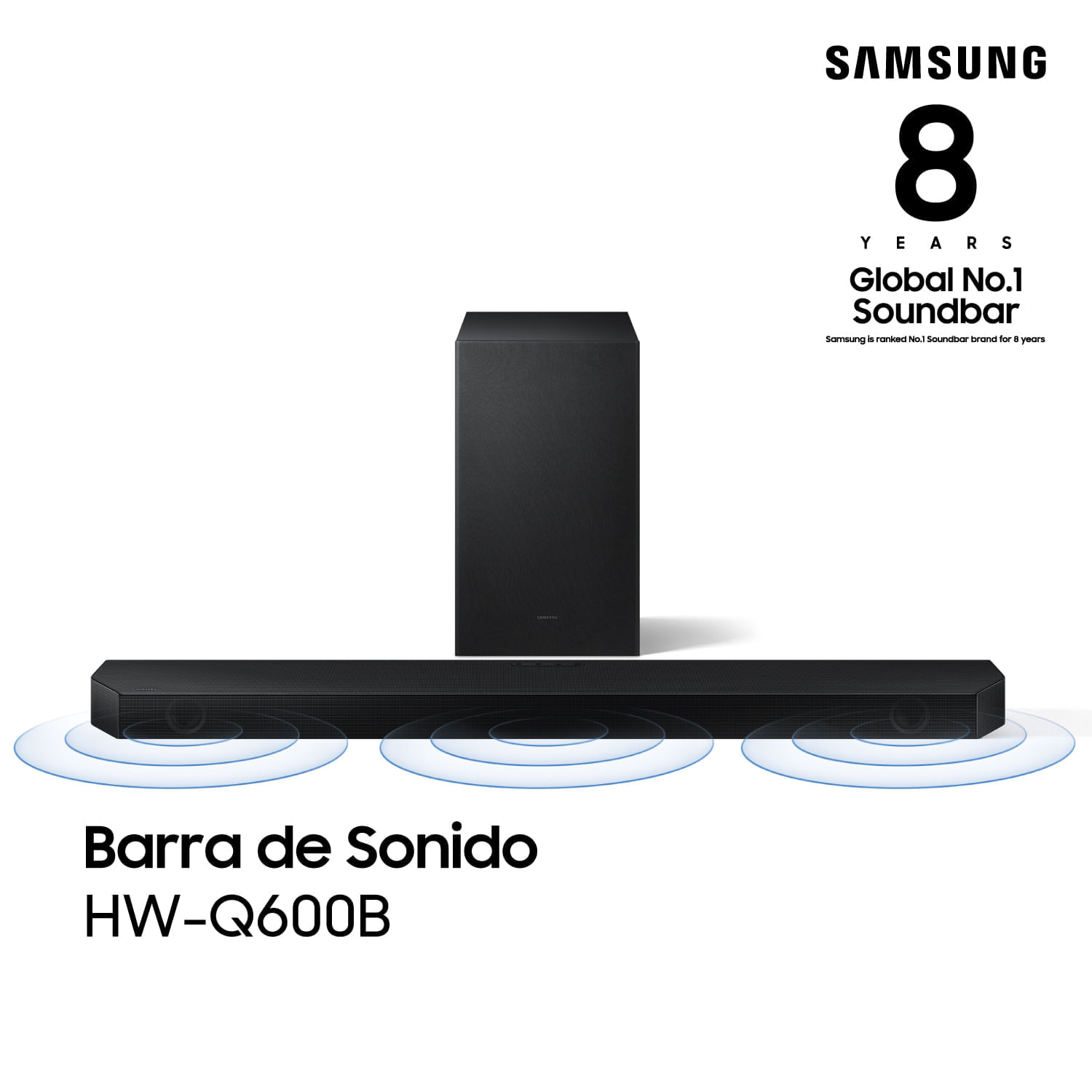 Barra de sonido Q-Series HW-Q600B — foto 1